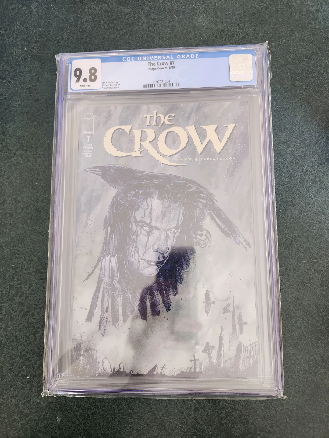 The Crow #7 CGC 9.8 Image Comics 1999