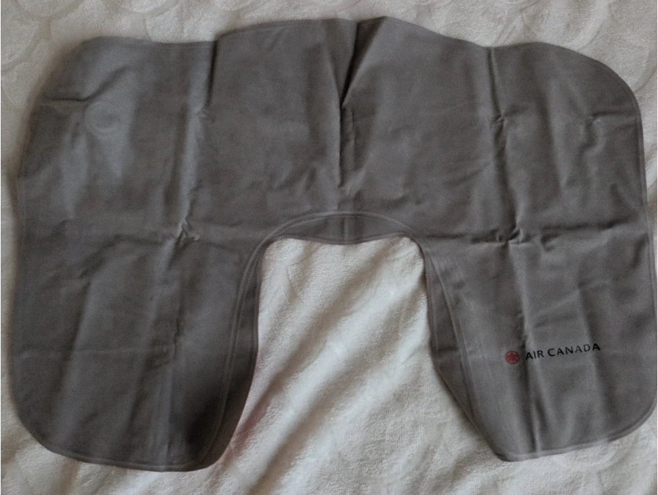 Air Canada Inflatable  Soft Velvet Feel Neck Pillow - photo 2