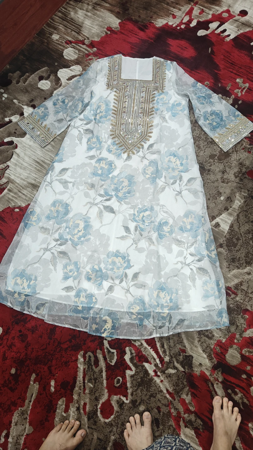 Embellished Floral Print maxi Dress - photo 2