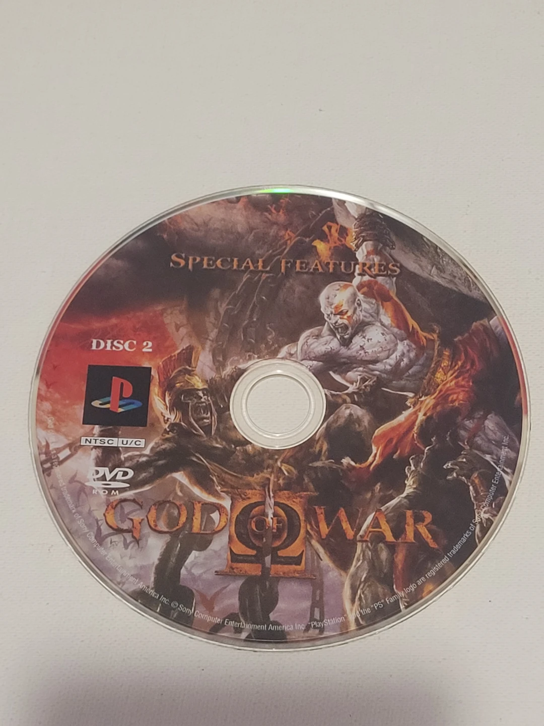 God of War II Disc 1 & Disc 2 PlayStation 2 Game - photo 4