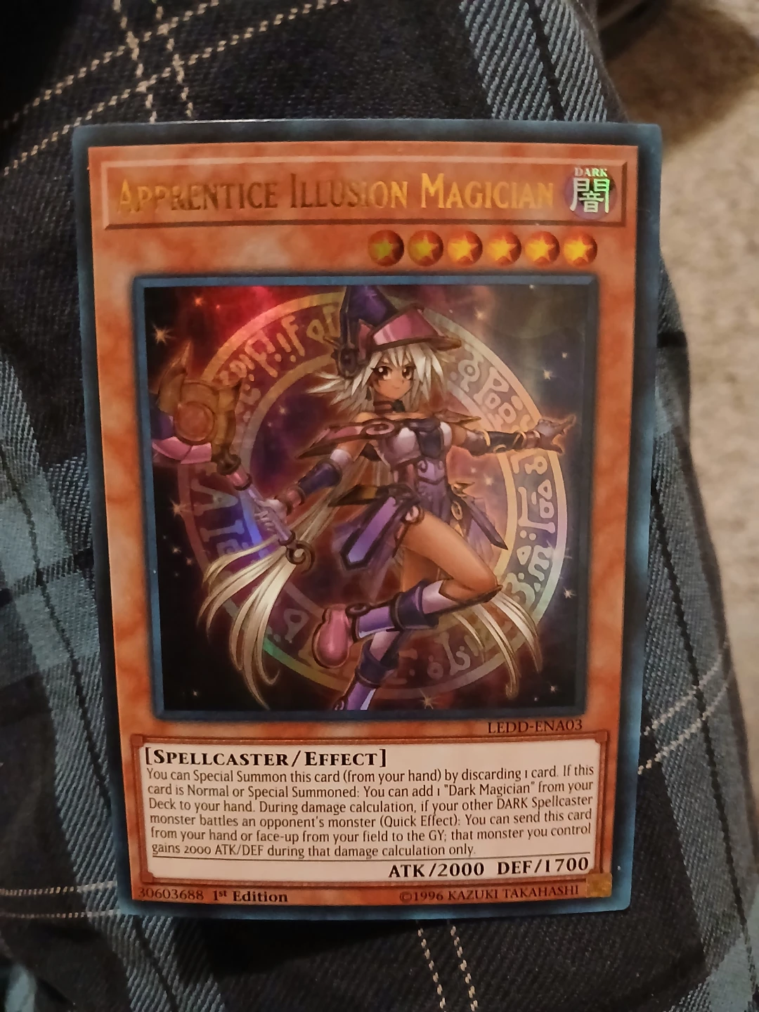 Yu-Gi-Oh! Apprentice Illusion Magician LEDD-ENAO3 Trading Card