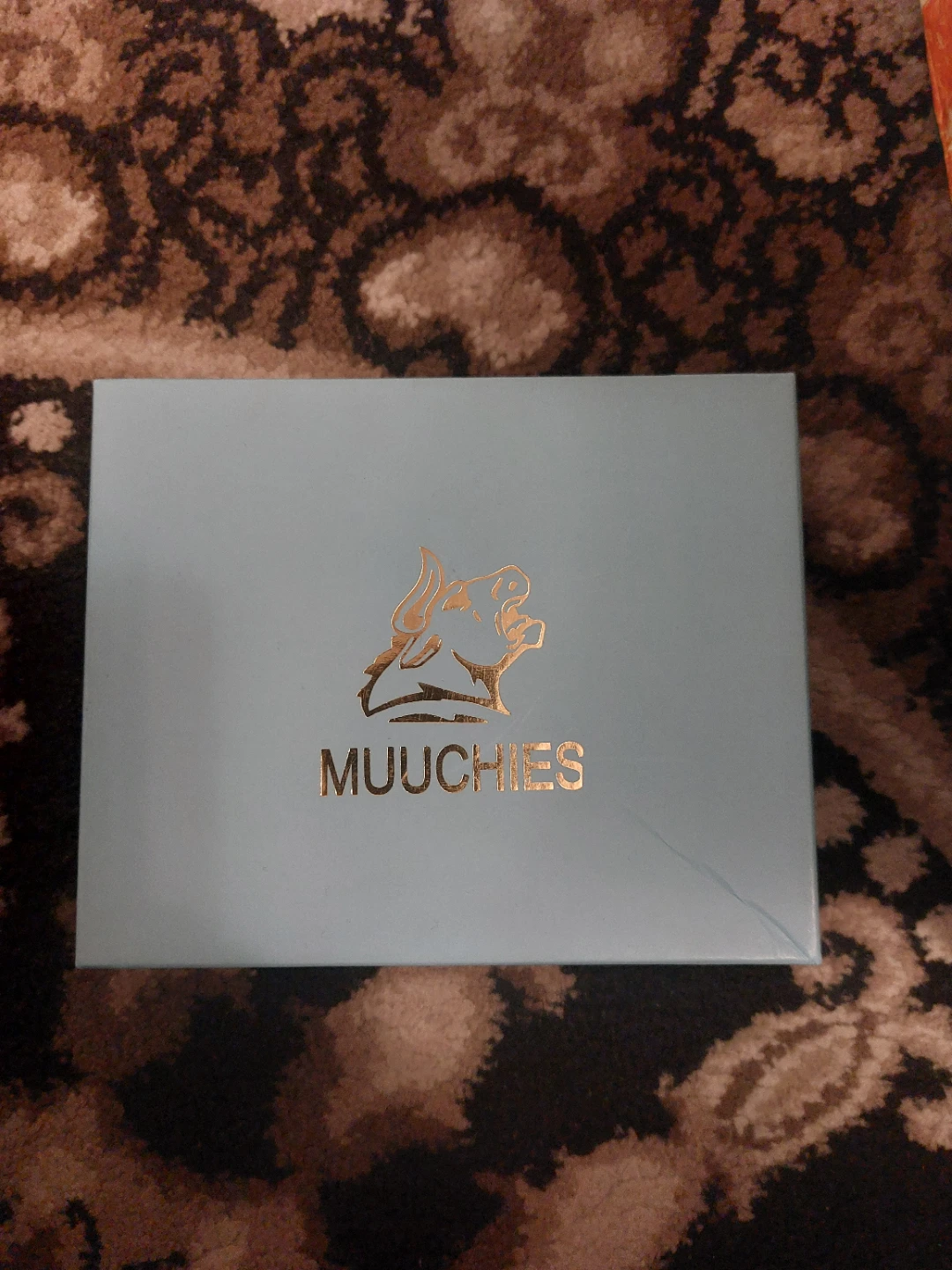Moochies Black Leather Bifold Wallet