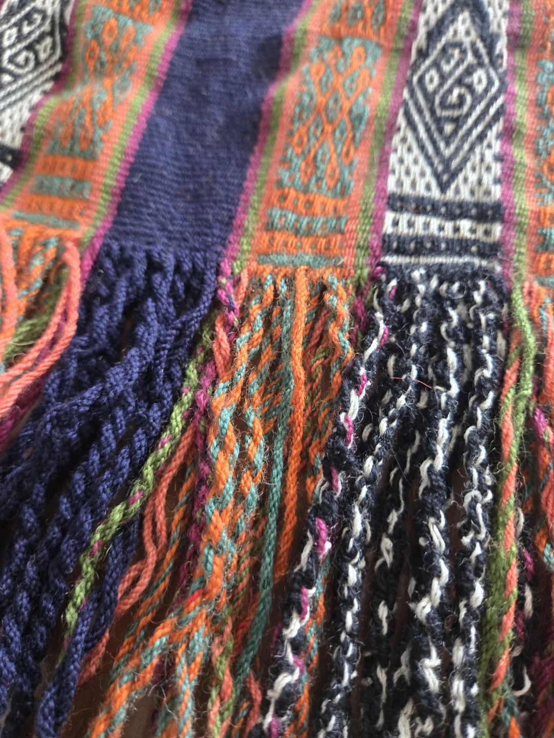 Hand Woven Tapestry With Tassels - photo 2