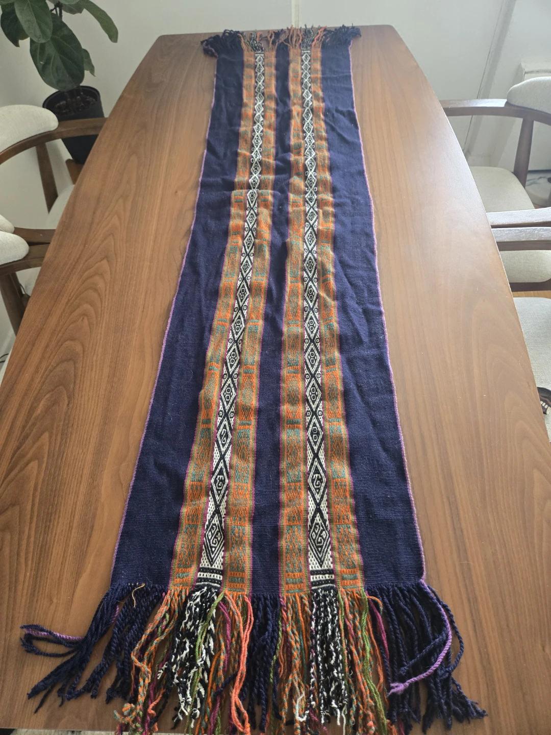 Hand Woven Tapestry With Tassels - photo 4