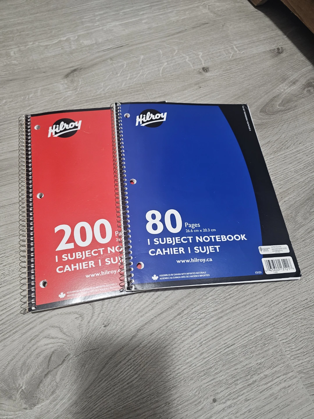 Hilroy Notebooks