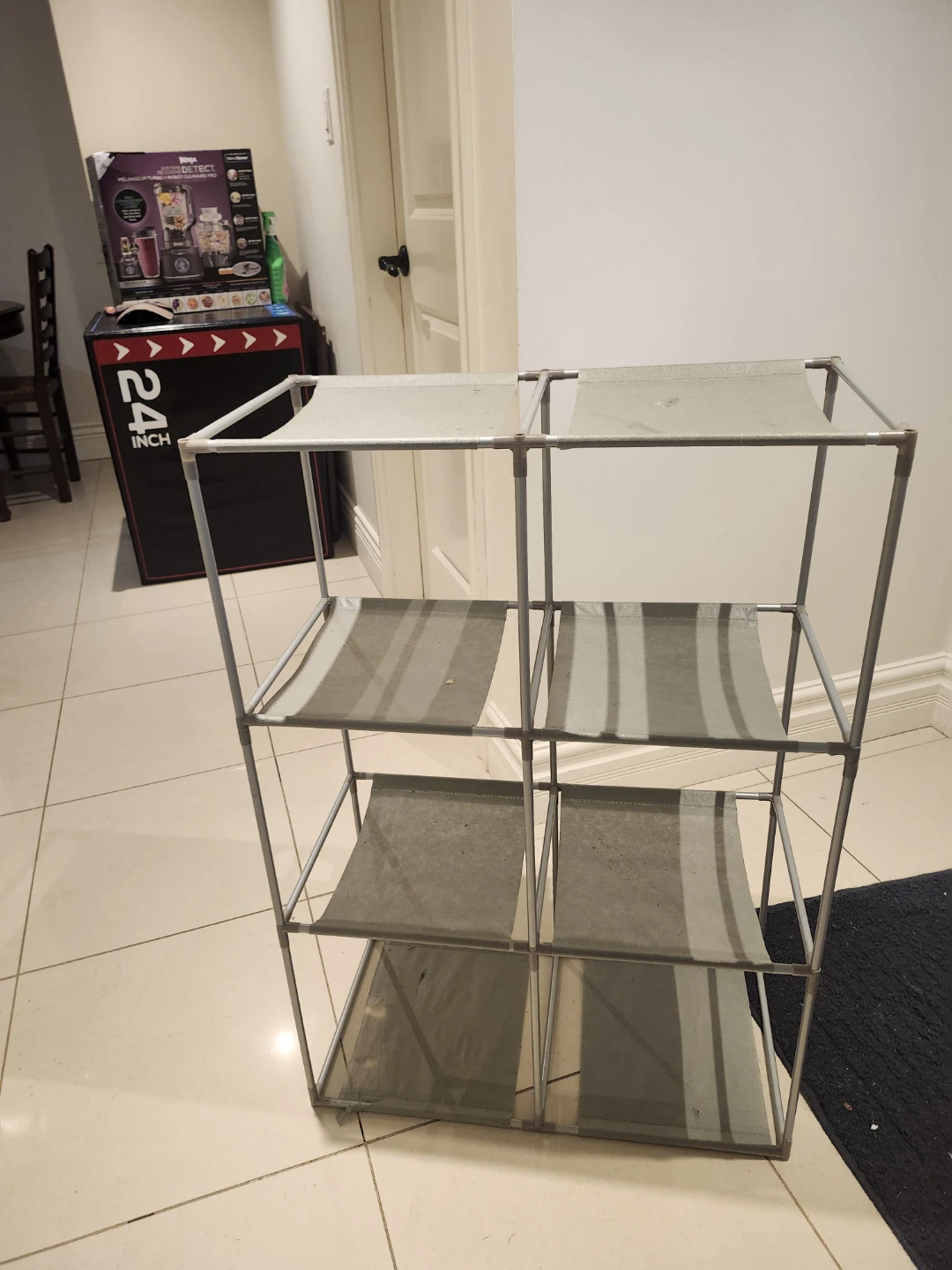 4-Tier Fabric shoe rack - photo 2
