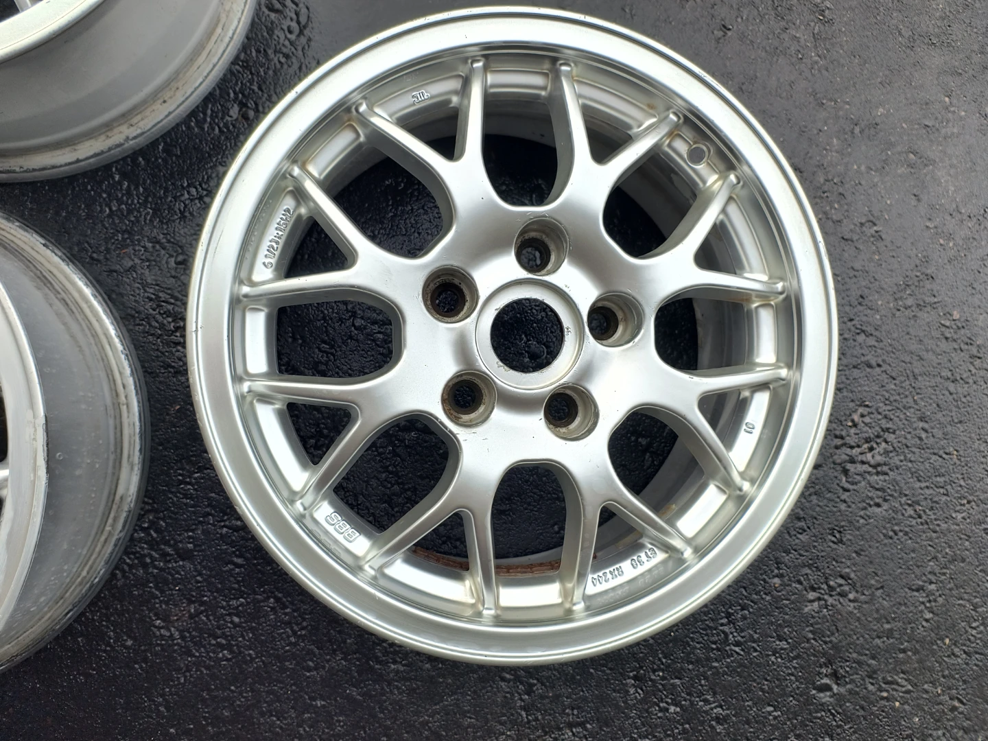 Barn find  BBS 15 inch 6 1/2  RX244 Alloy Wheel - ET38 - photo 2