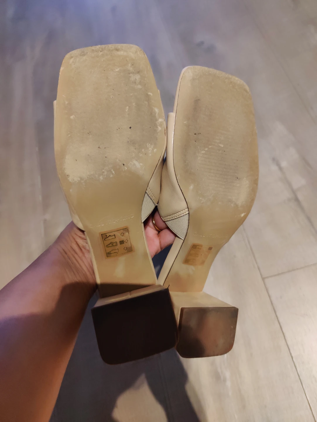 Call It Spring Flat Mules - Cream & Navy - photo 2