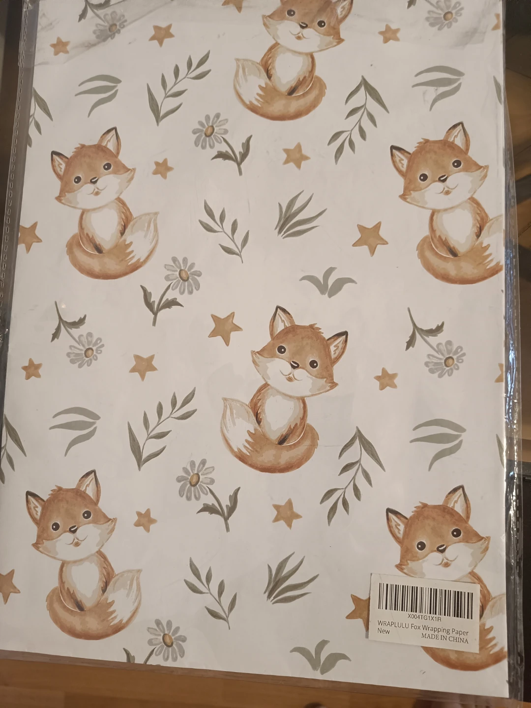 WRAPLULU Fox Wrapping Paper🌱 - photo 2