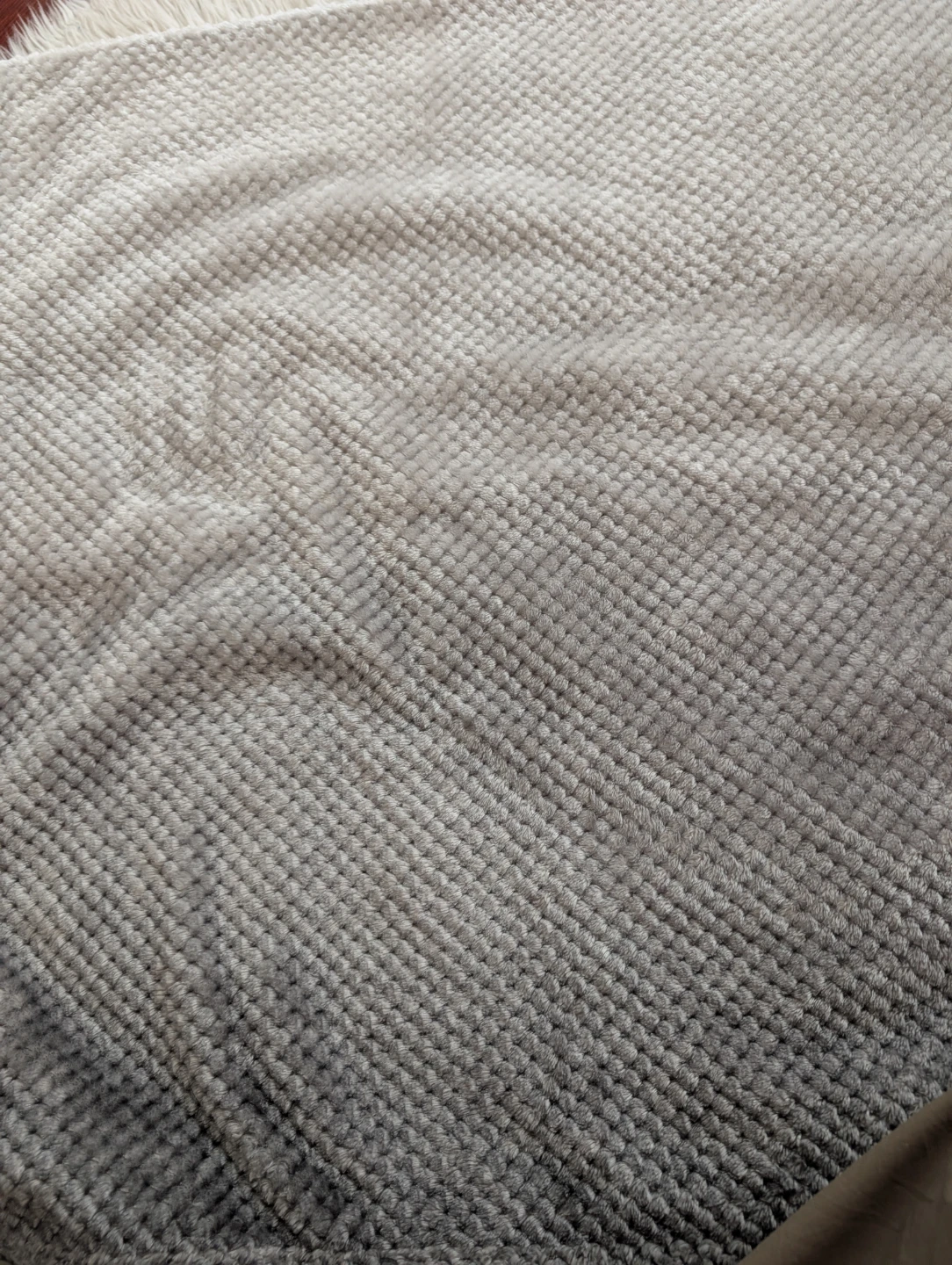 Hometrends Grey Plush Throw Blanket - photo 3