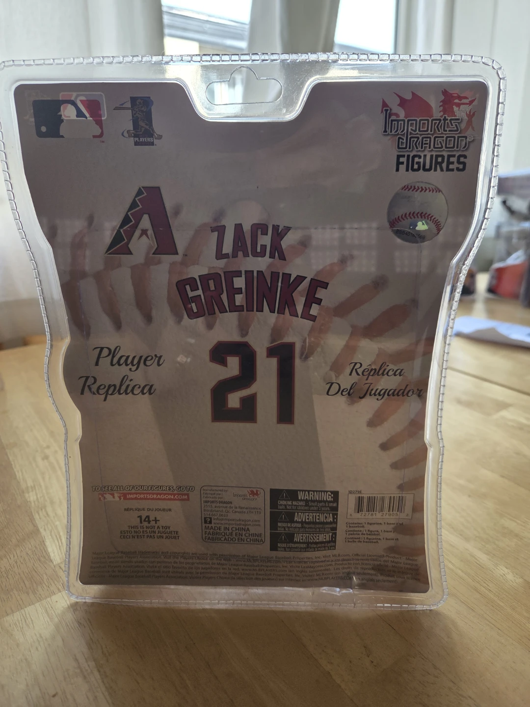 Zack Greinke 21 Player Replica Figure - photo 2