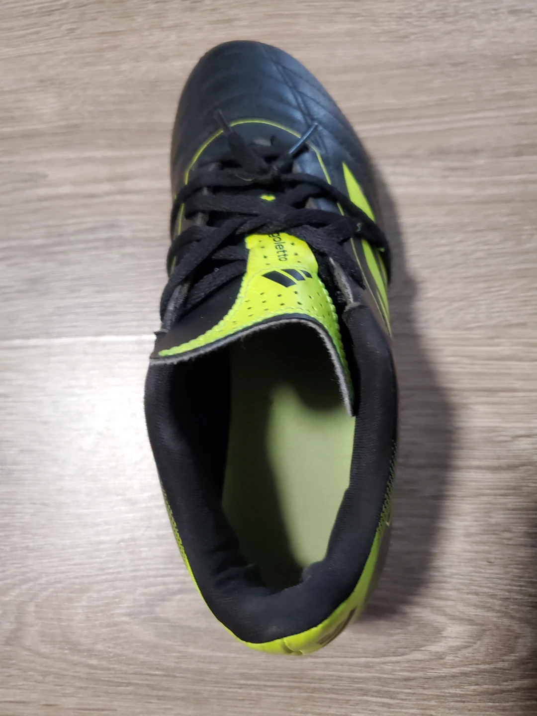 Adidas Soccer Cleats Black/Neon - photo 4