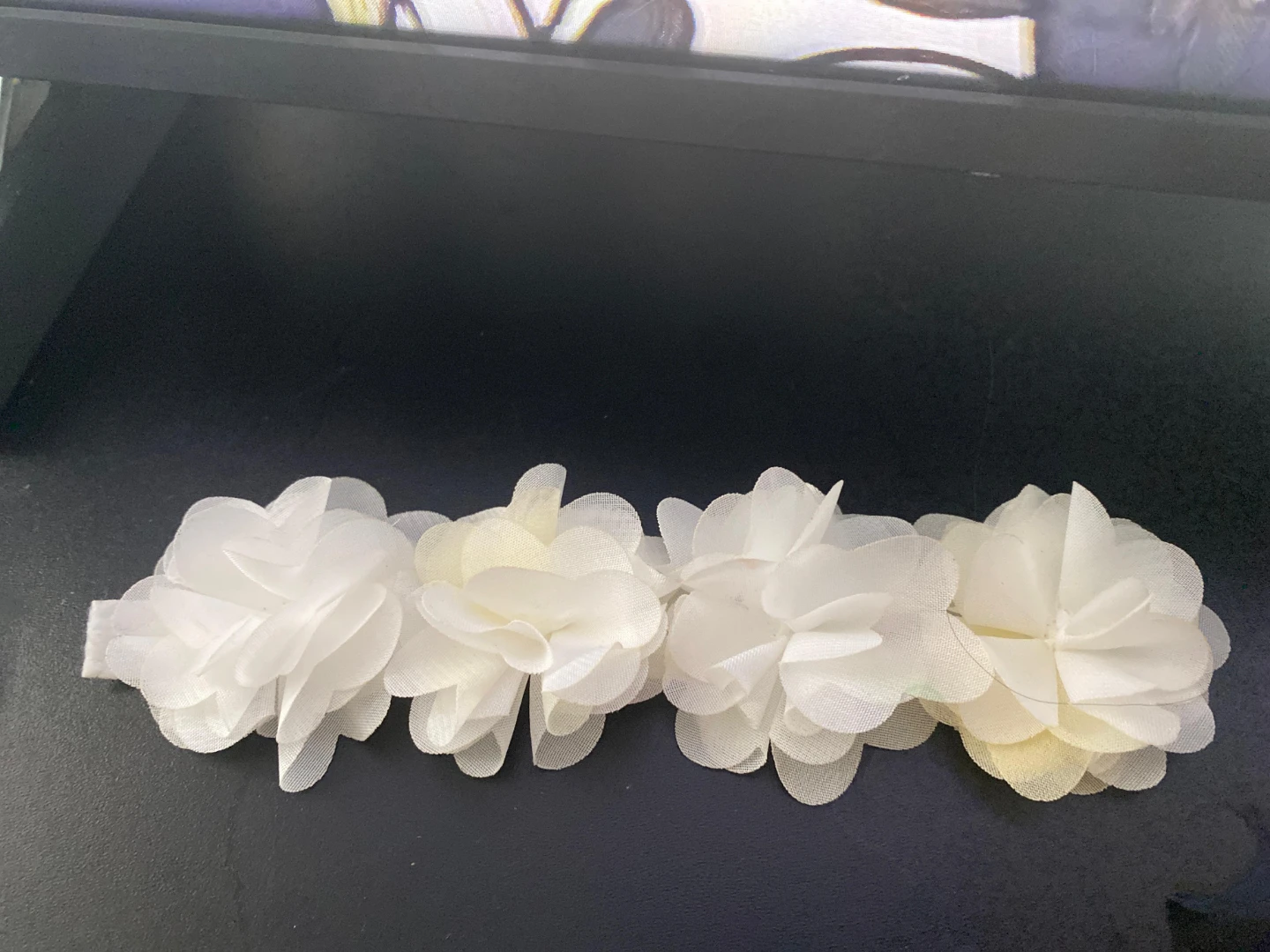 White Flower Headband - photo 5