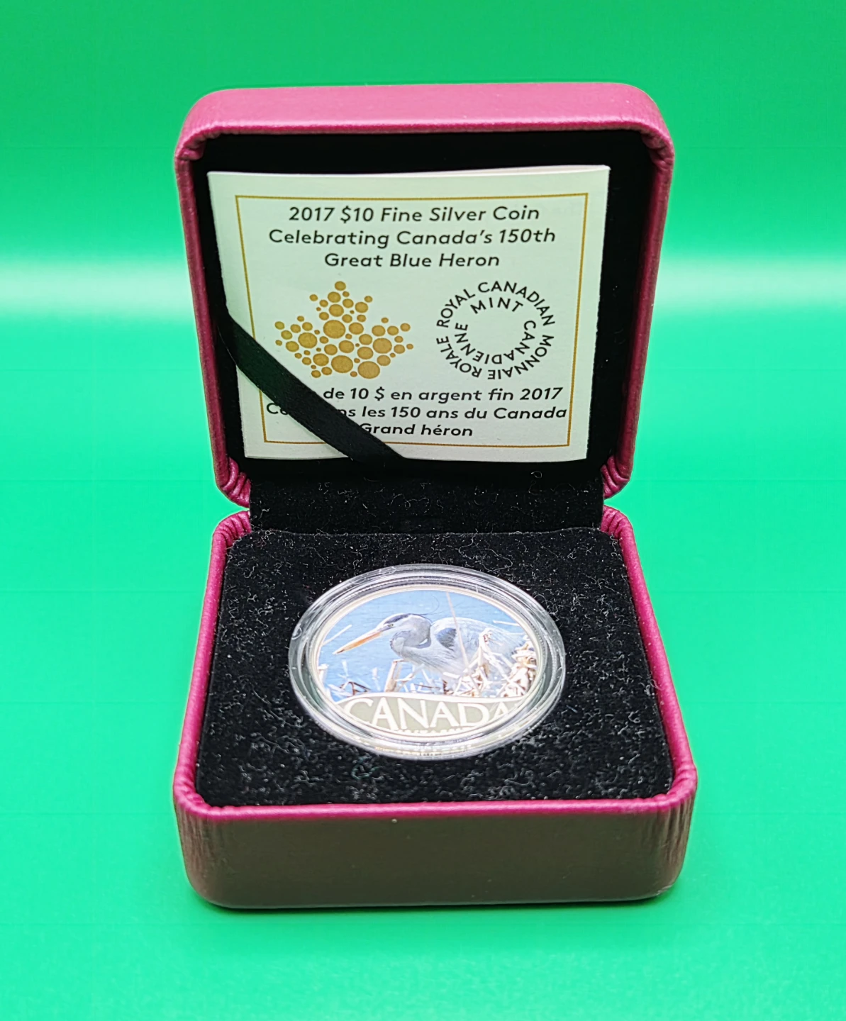 🥰 2017 Royal Canadian Mint $10 Fine Silver Coin