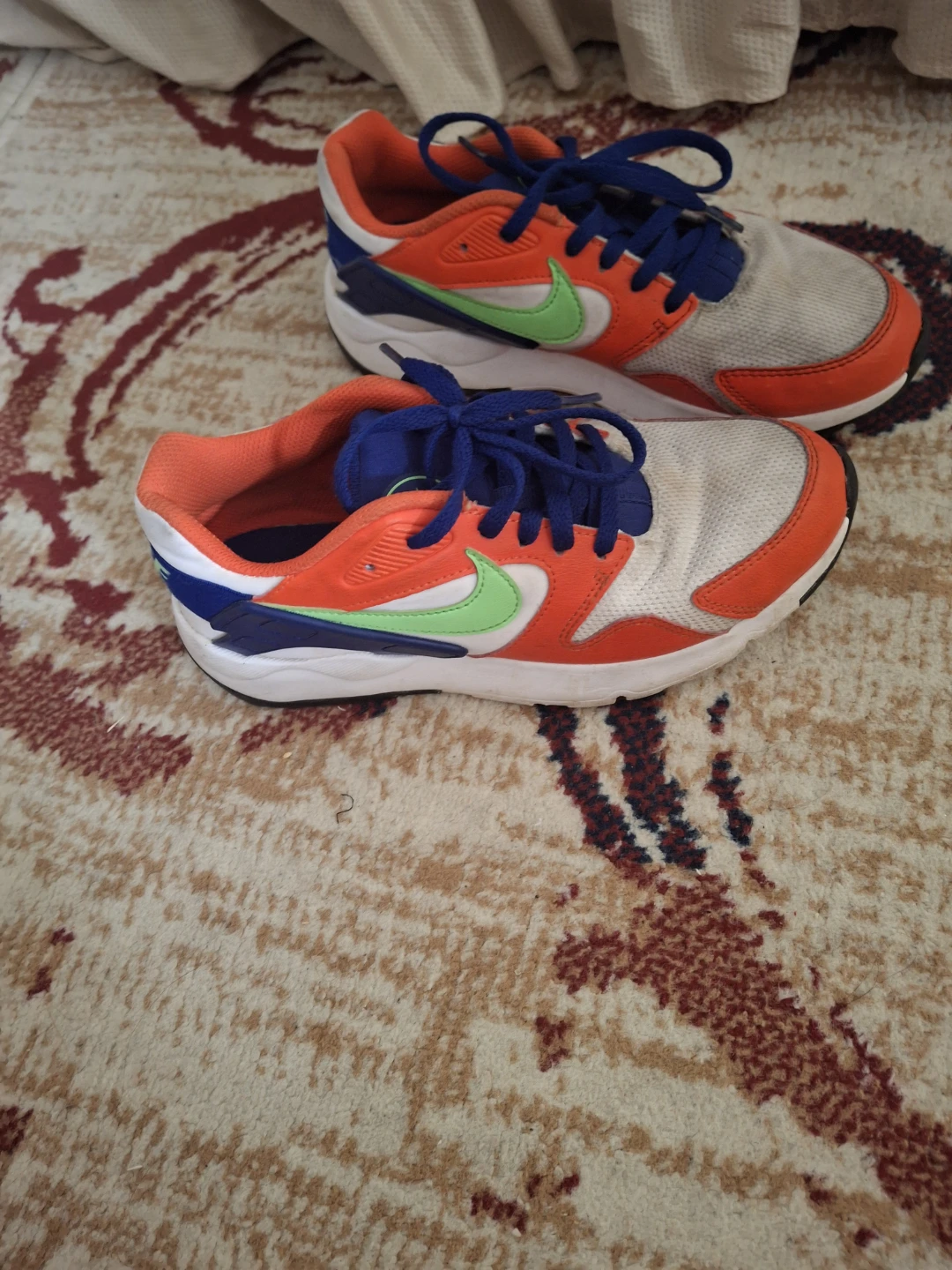 Nike Kids Running Shoes - Orange/White/Blue