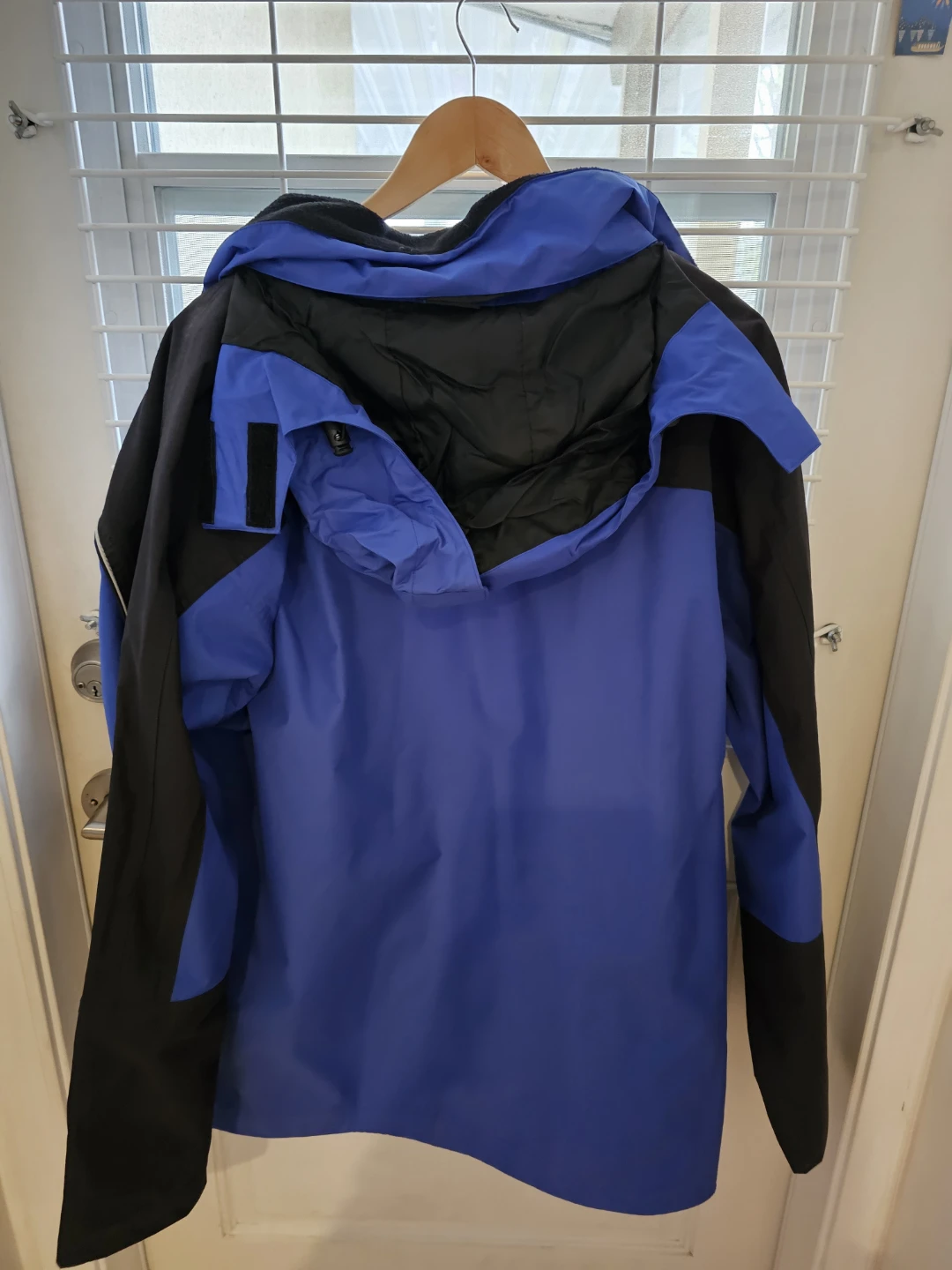 Blue and Black Waterproof Jacket - photo 2