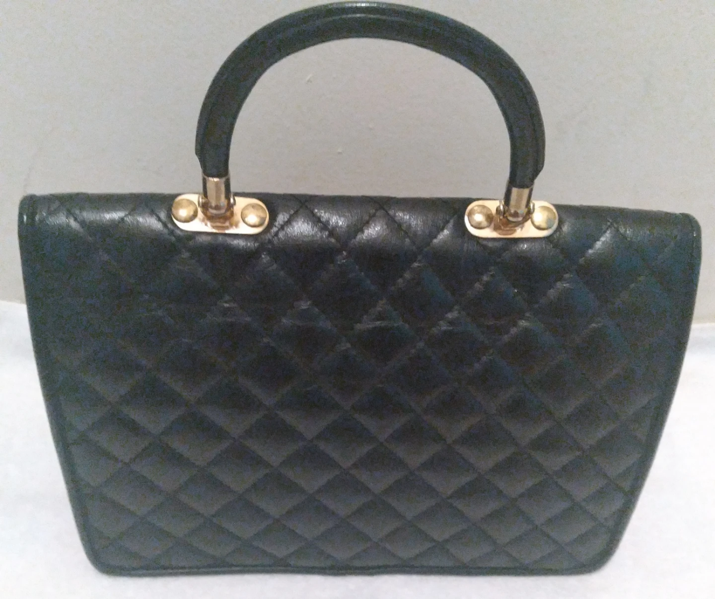 Black Quilted Handbag - photo 2
