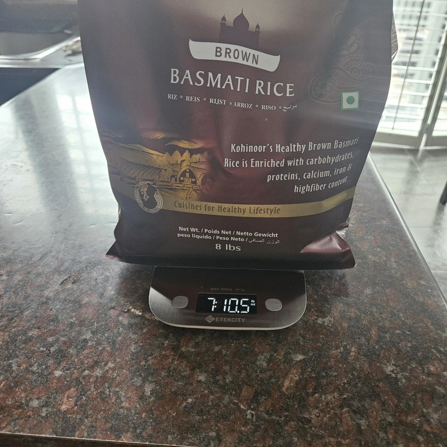 Kohinoor Brown Basmati Rice 8 lbs