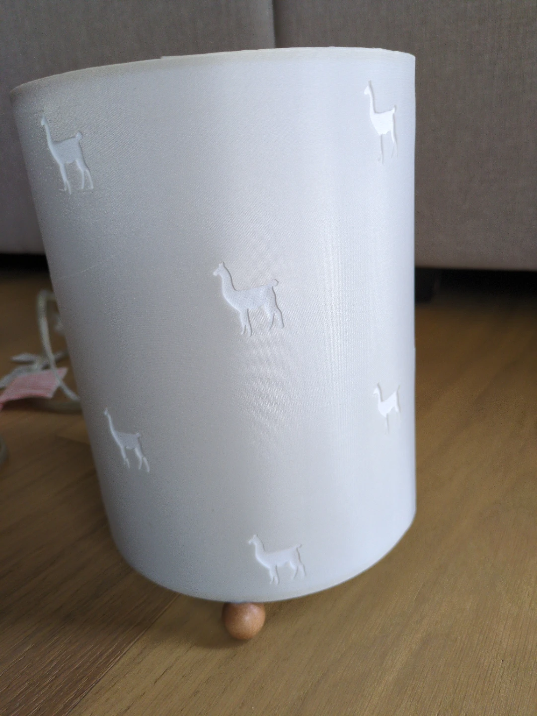 Kids Lamp with Llama Pattern - photo 3