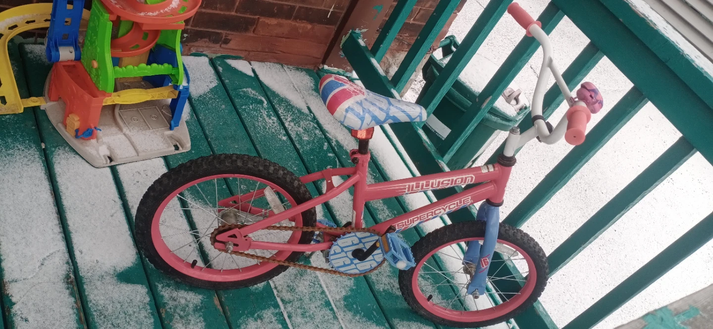 Pink Supercycle Illusion Kids Bicycle