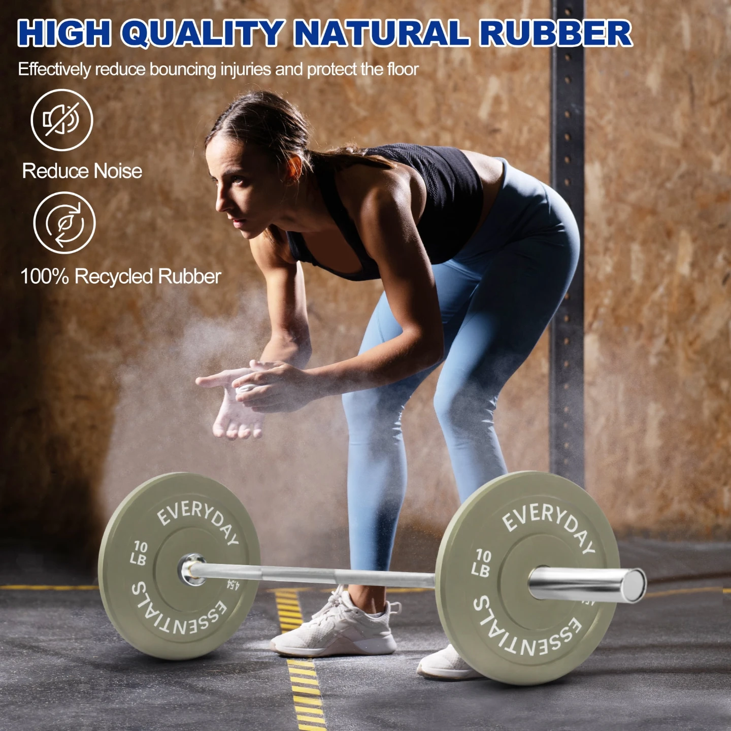 Everyday Essentials 20 LB Weight Plates Set (10 LB Each) - photo 4