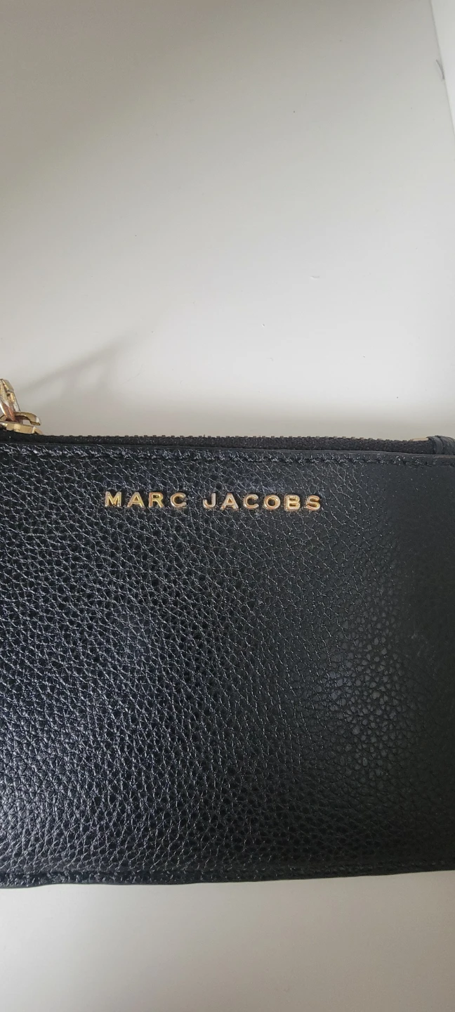 Marc Jacobs Black Leather Card Holder with Zipper - photo 2