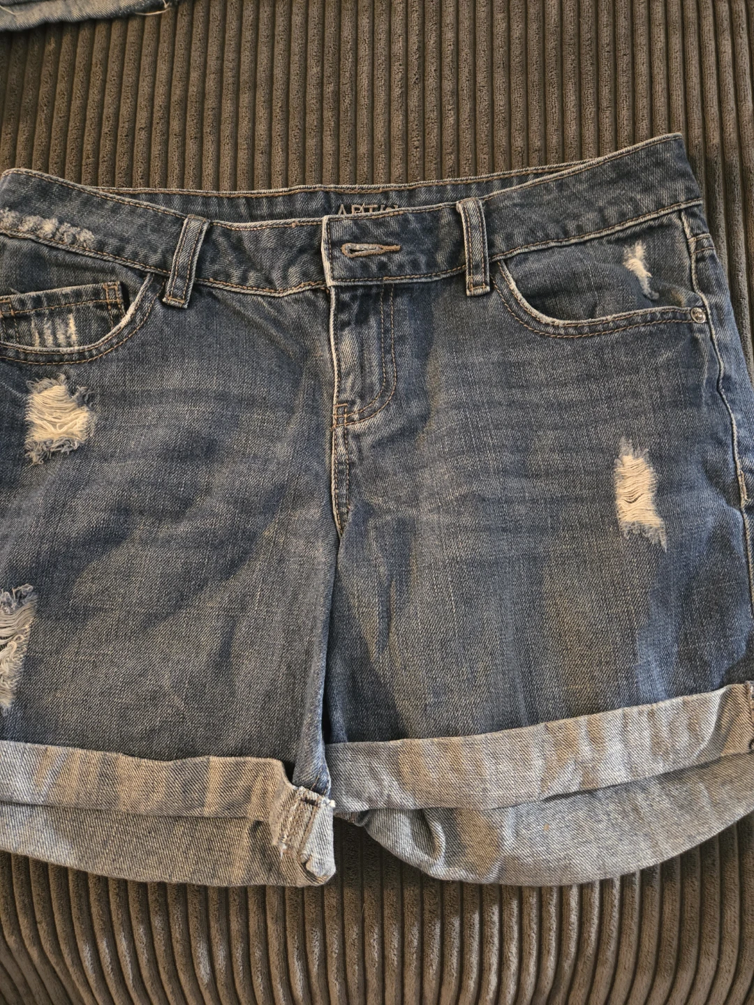 Apt. 9 Distressed Denim Shorts