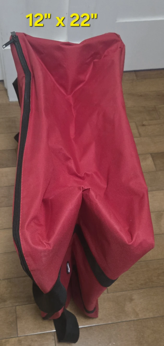 Winware Red Insulated Food Delivery Bag - photo 2