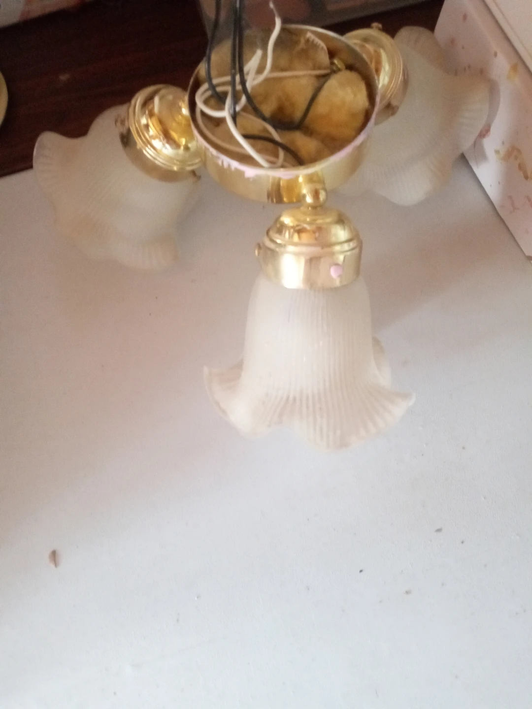 3-Light Flush Mount Chandelier - photo 3