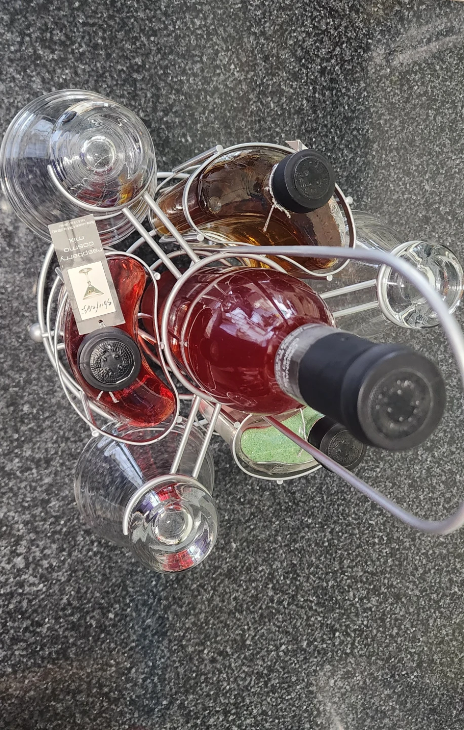 Cocktail Set with Bottles and Glasses - photo 5
