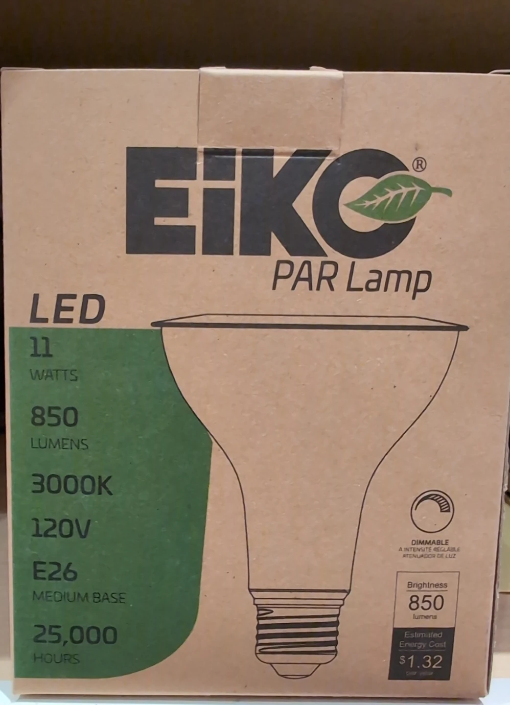 14 - Eiko 11W PAR30 LED Flood Light Bulbs