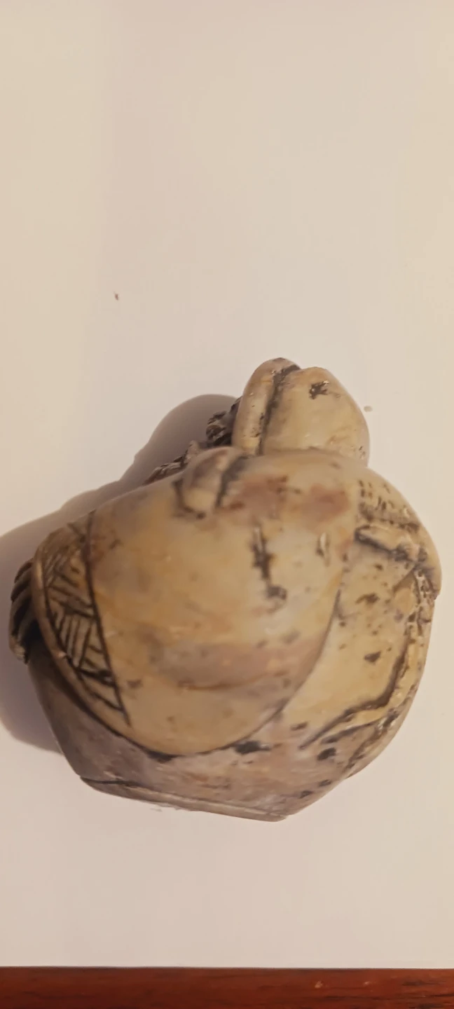 Antique Collectible Asian Carved Stone Figurine - photo 4