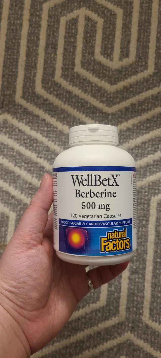 Natural Factors WellBetX Berberine 500 mg - 120 Count