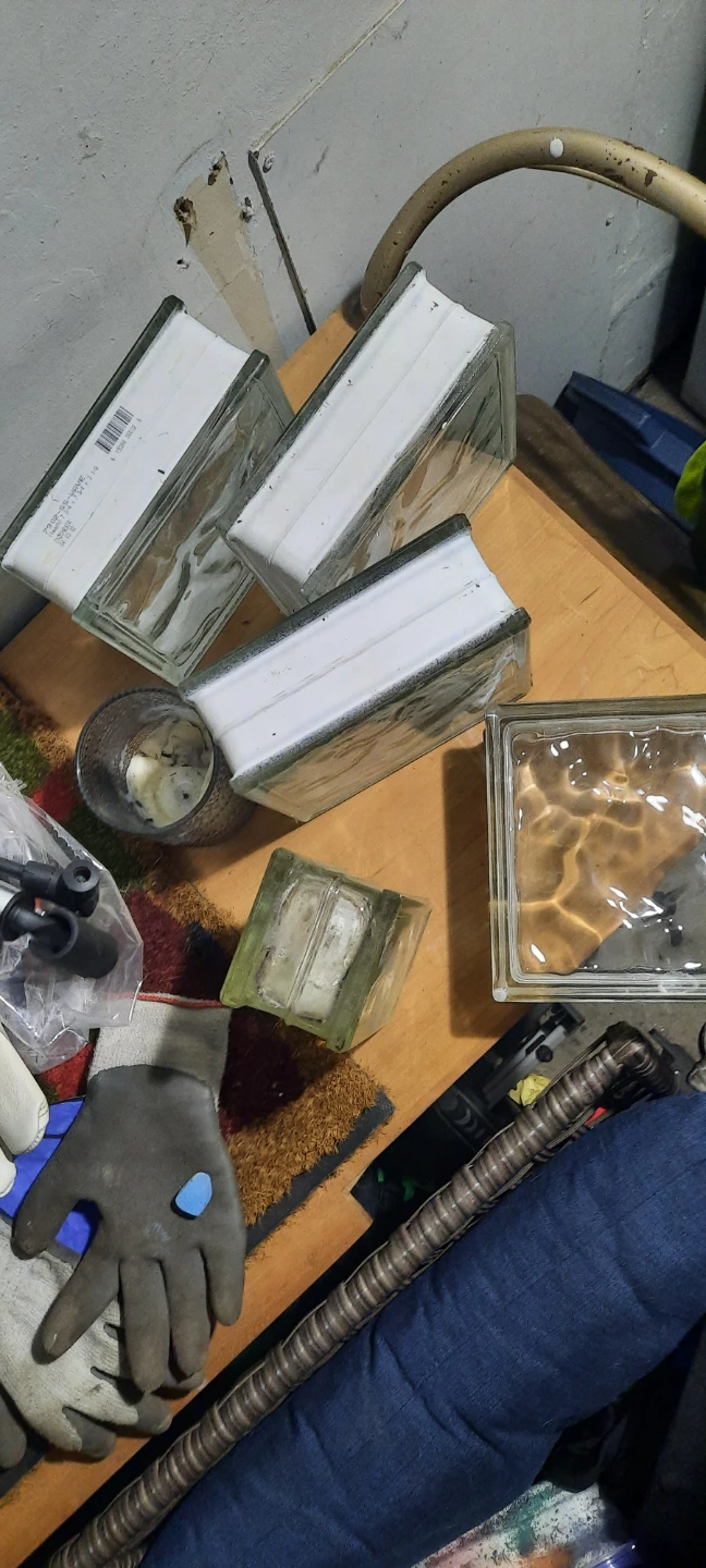 4 1/2 Glass Blocks for Building or Decor - photo 2