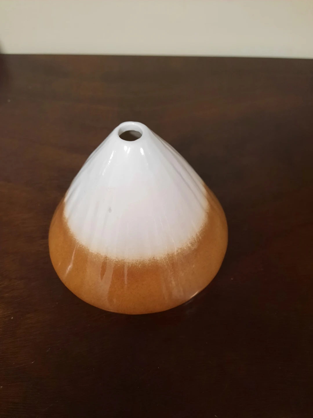 Small incense burner  White and Tan - photo 2
