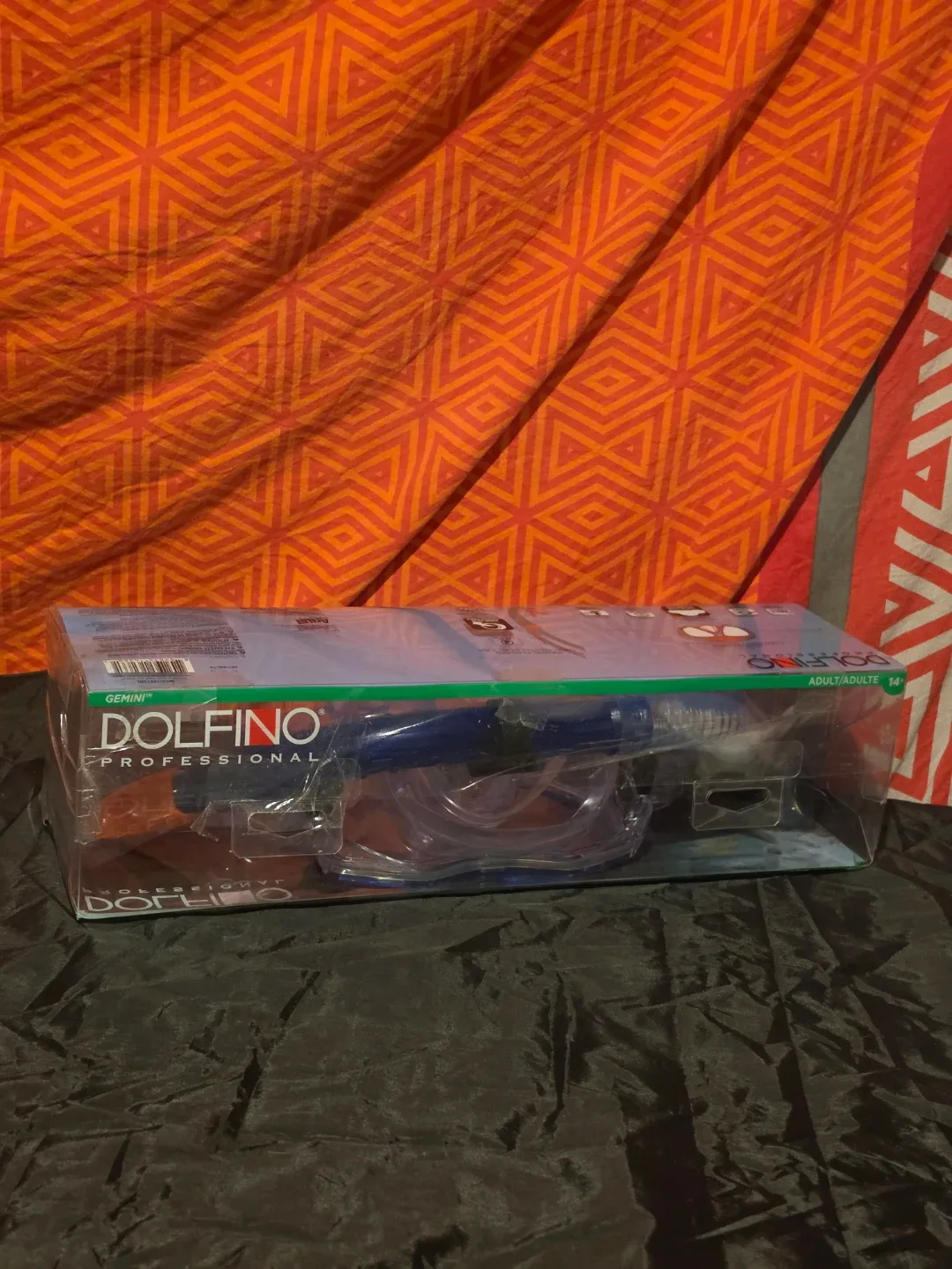 Dolfino Professional Snorkel Mask Set - Blue - photo 3