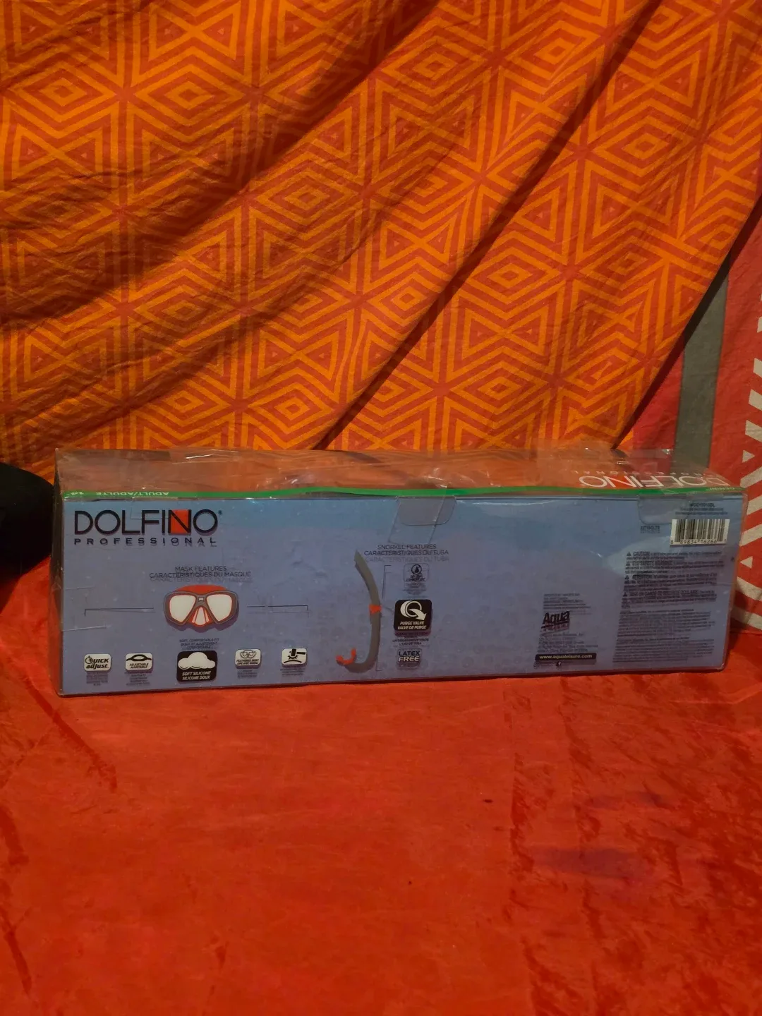 Dolfino Professional Snorkel Mask Set - Blue - photo 4
