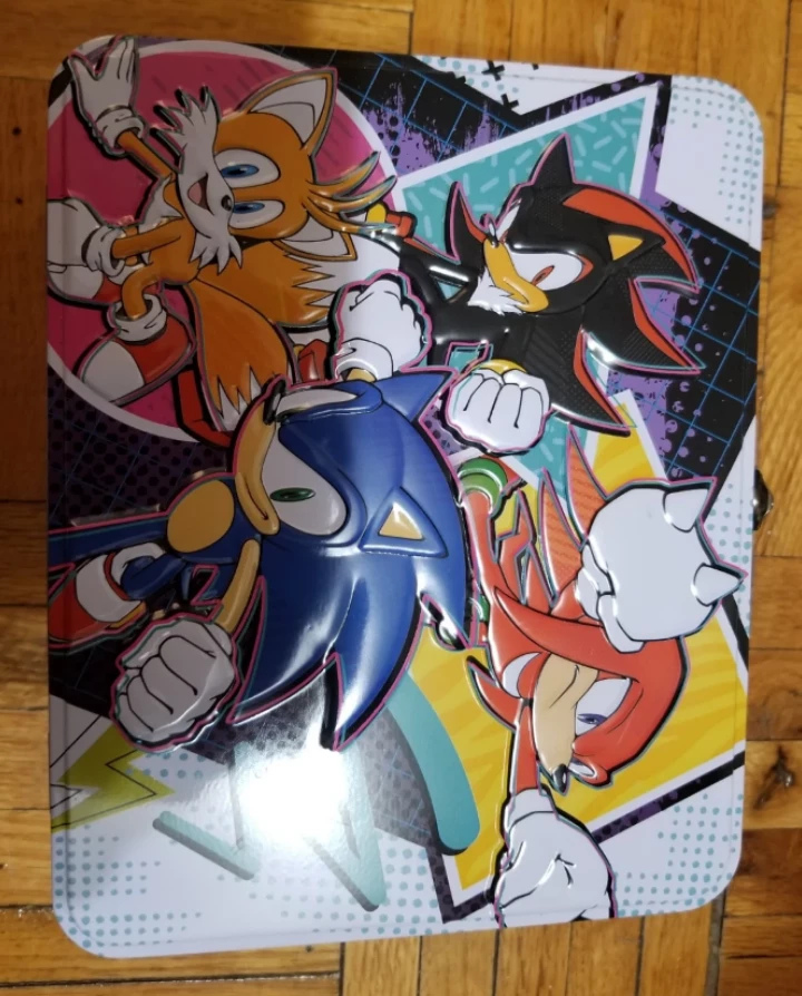 Sonic The Hedgehog Metal Box with Puzzle 🌱