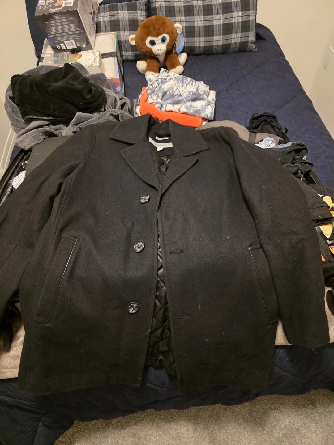 Mens peacoat