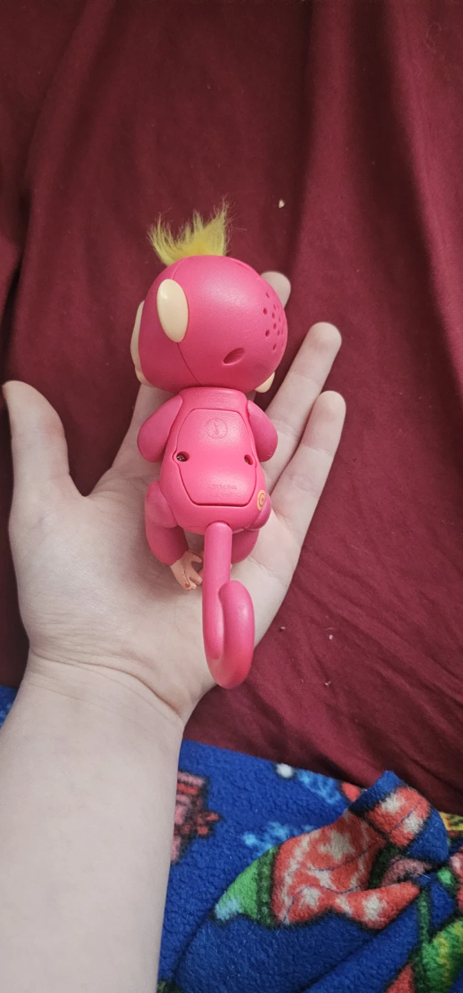 Interactive Pink Finger Monkey Toy - photo 2