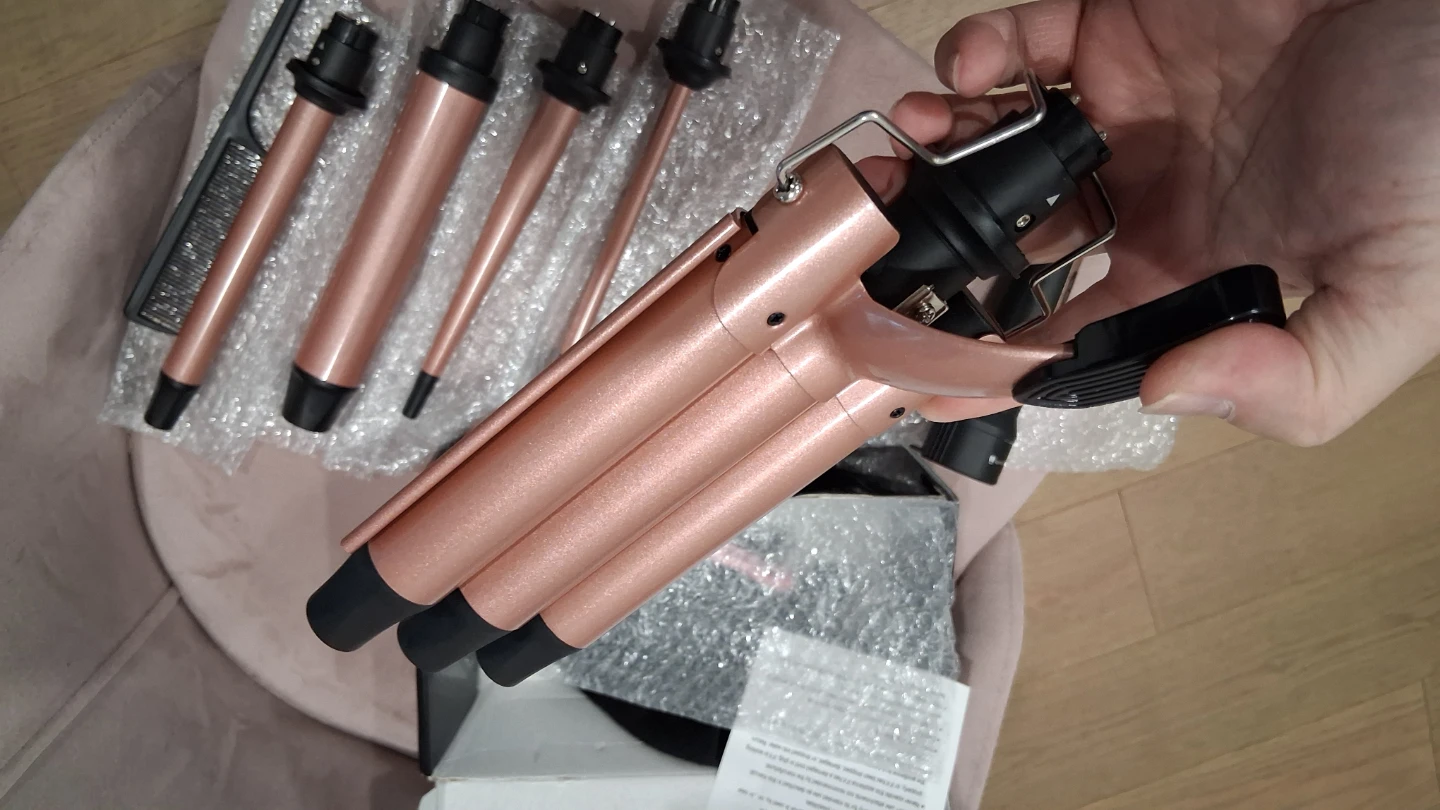 NEW Hair Curlers 5-in-1 Curling Wand Set - photo 5