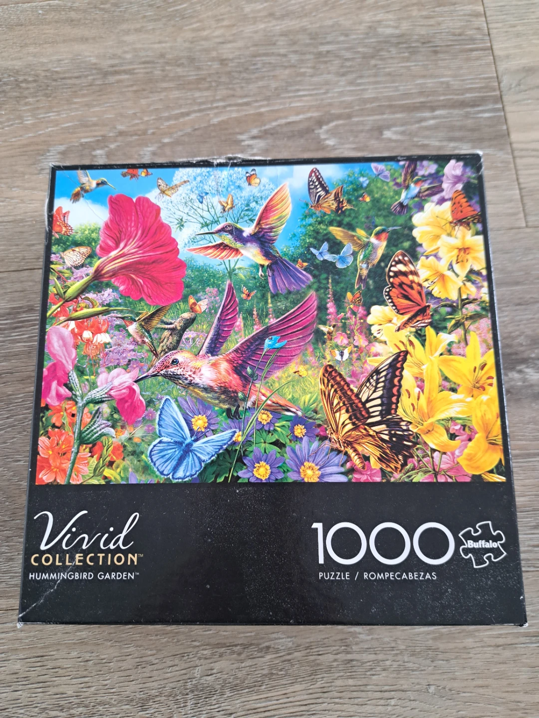 Vivid Collection Hummingbird Garden 1000 Piece Puzzle