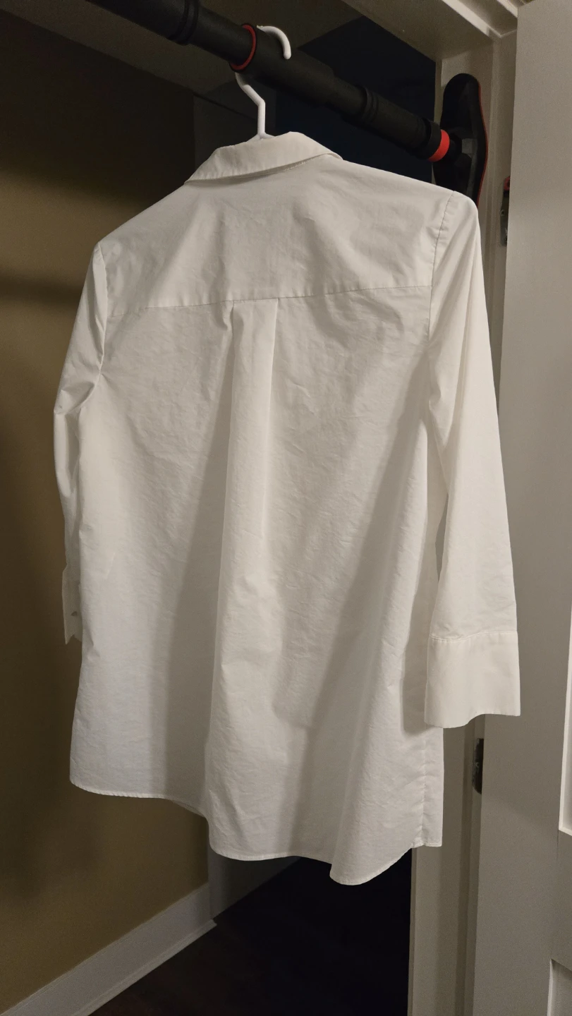 VERO MODA White Button-Up Shirt small - photo 4