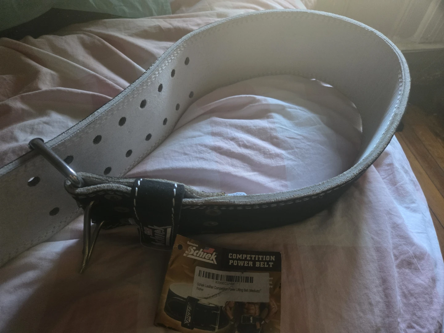 Schiek Competition Power Belt - Black Leather - Size M - photo 2