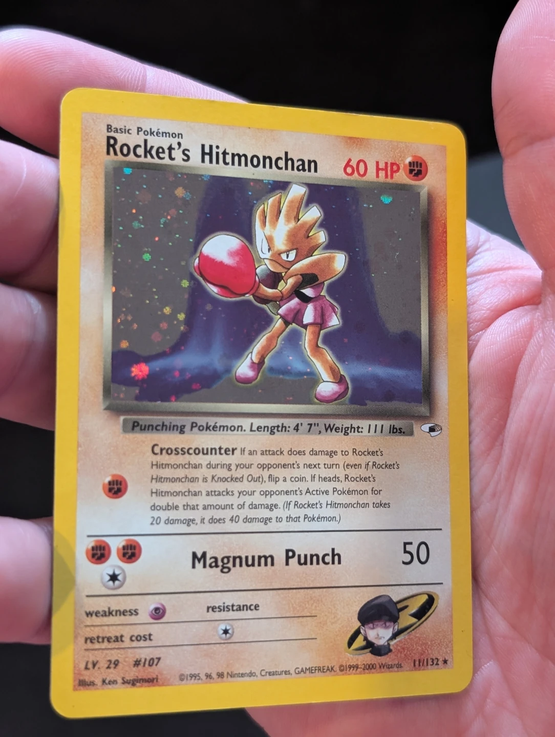 Rocket's Hitmonchan Gym Heroes - Pokemon