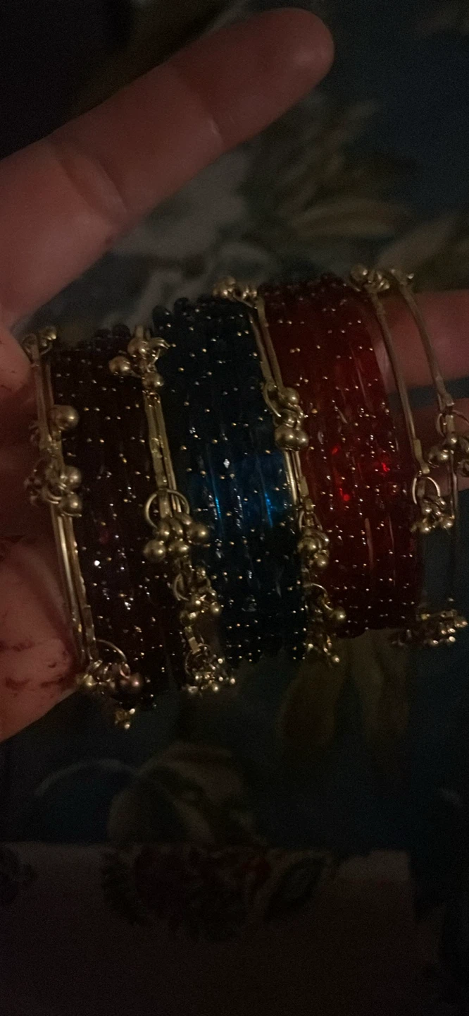Bangles - Red, Blue, and Maroon