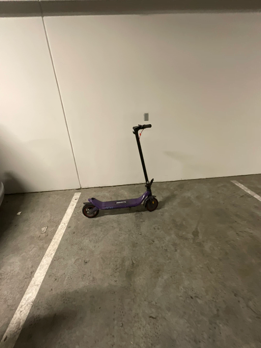 Purple Electric Scooter