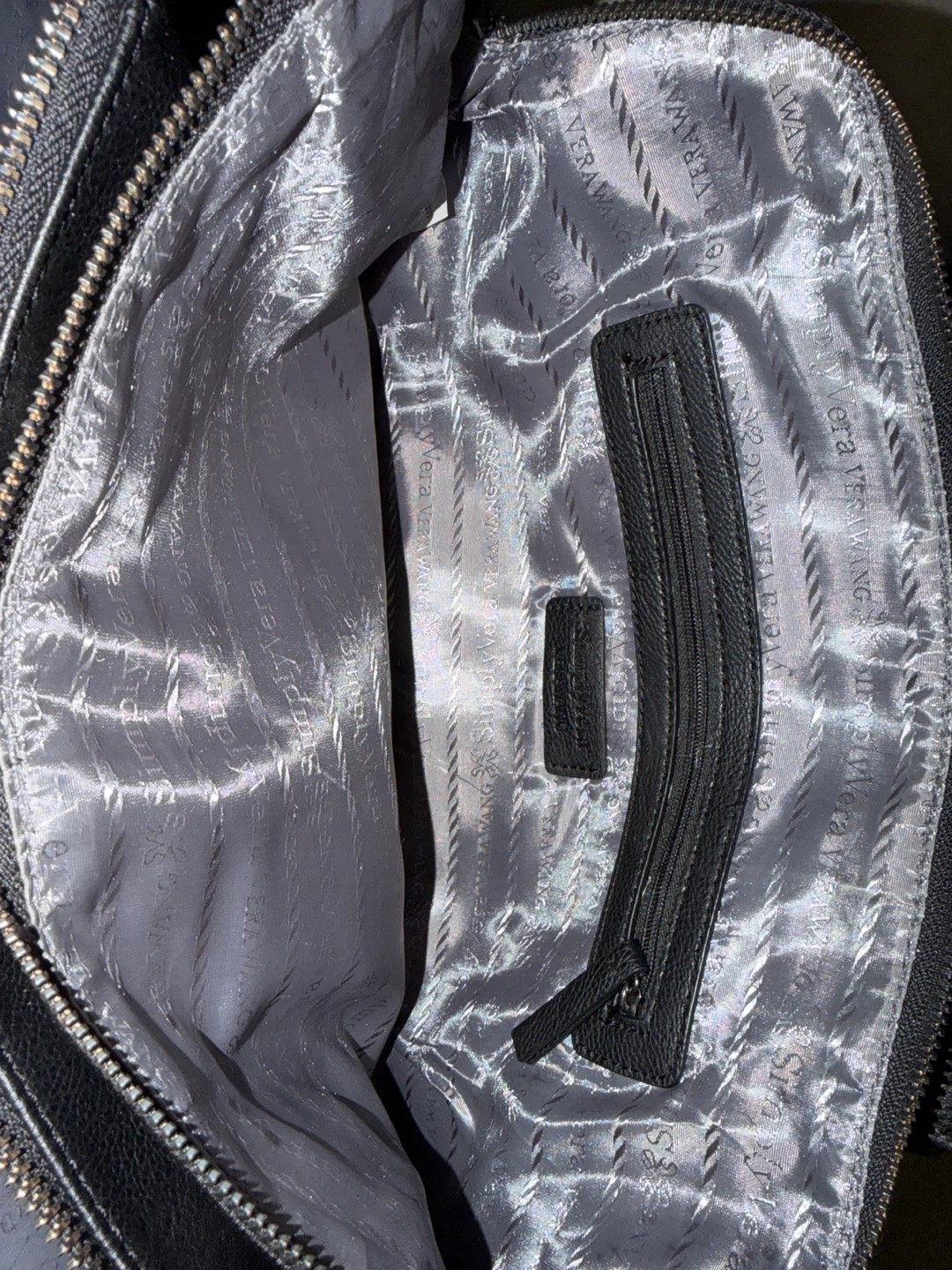 Vera Wang Black Studded Satchel Handbag - photo 2