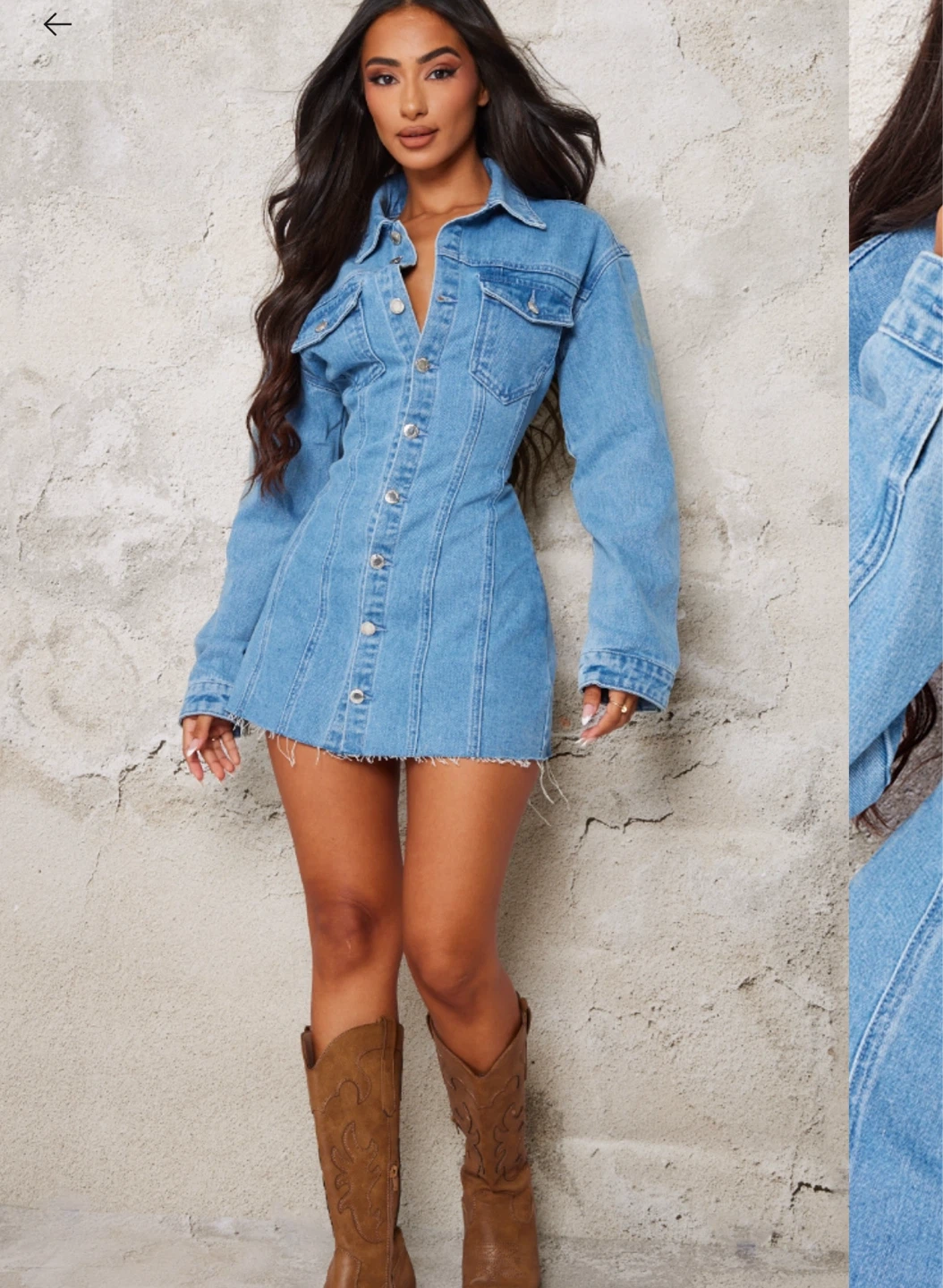Denim Shirt Dress