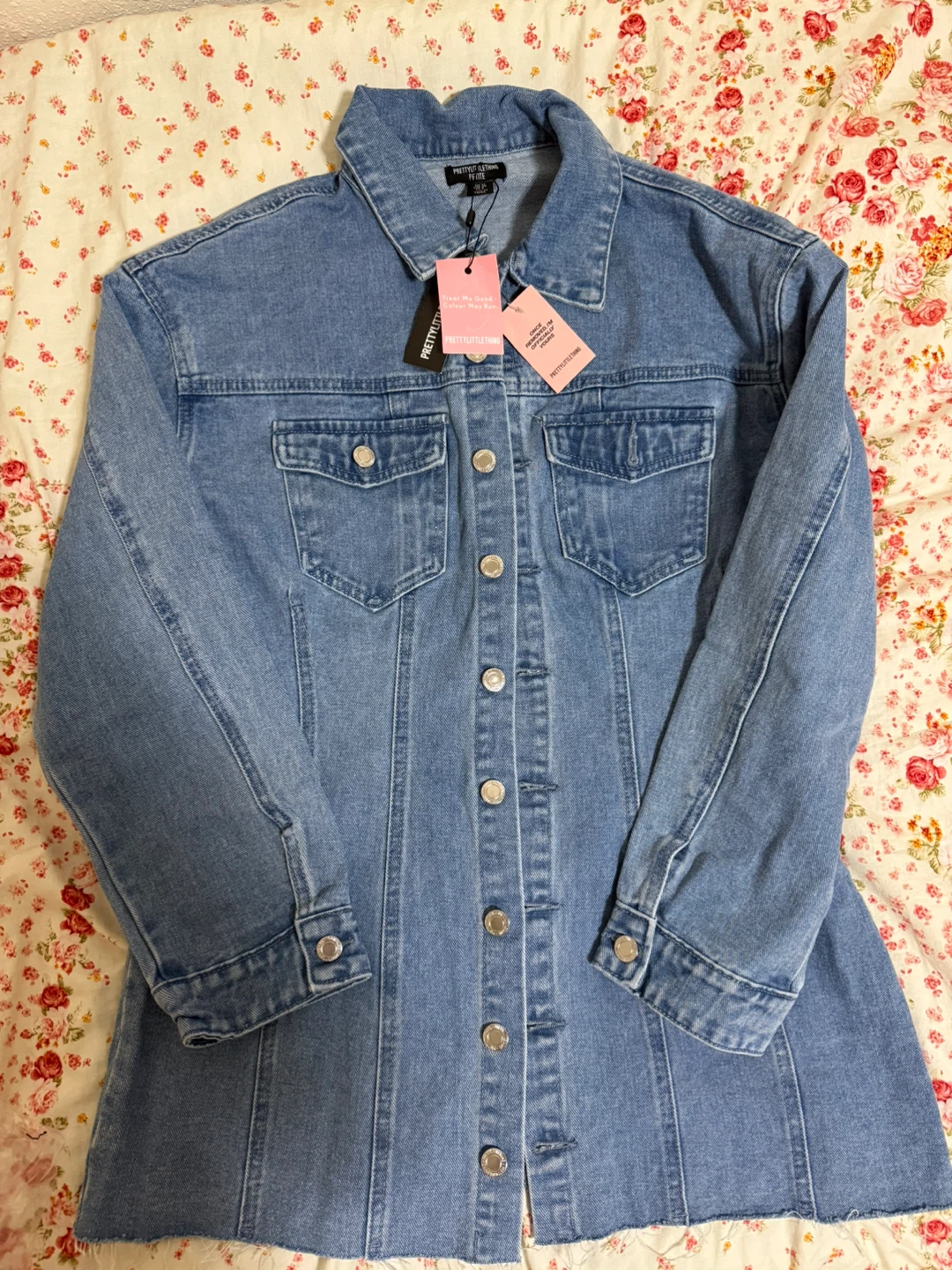 Denim Shirt Dress - photo 4